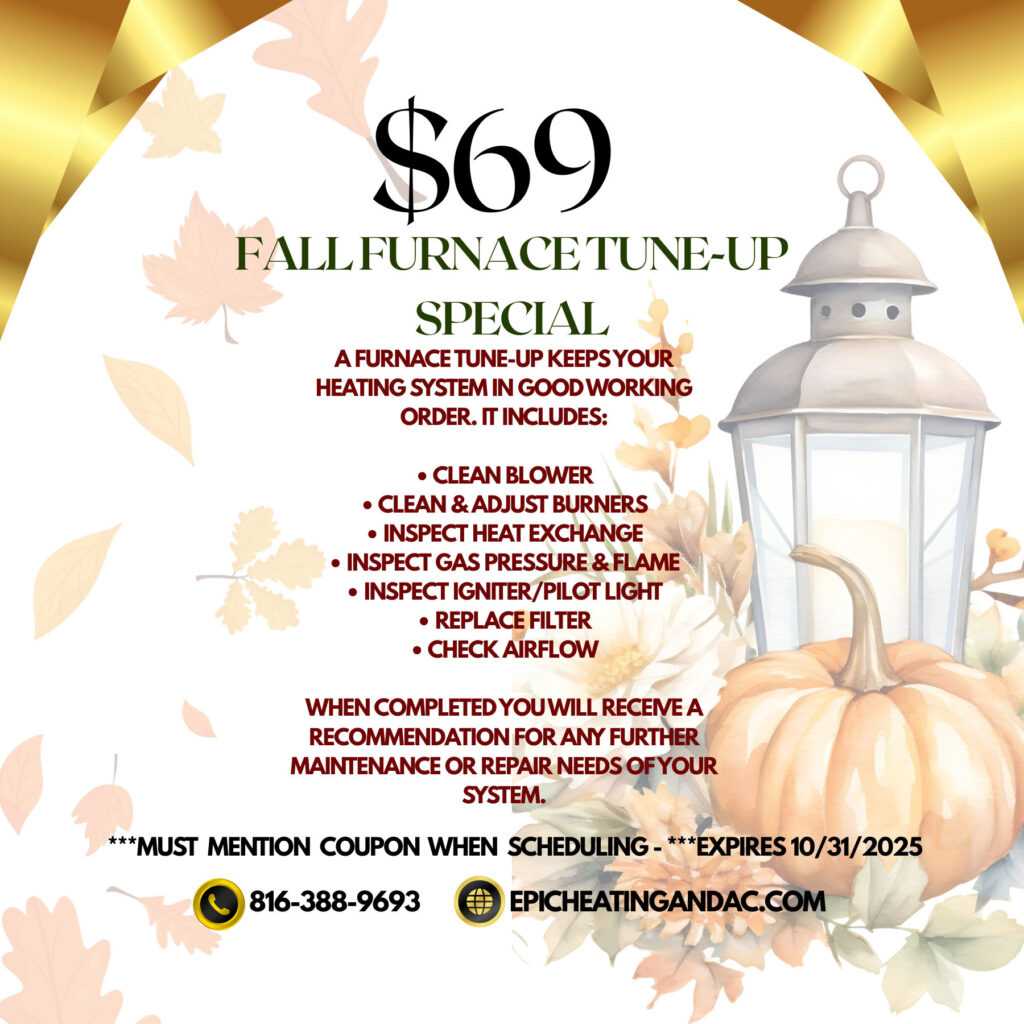 Epic Heating & Cooling Fall Special